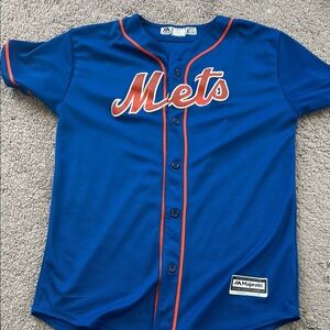 Majestic Mets Blue Jersey